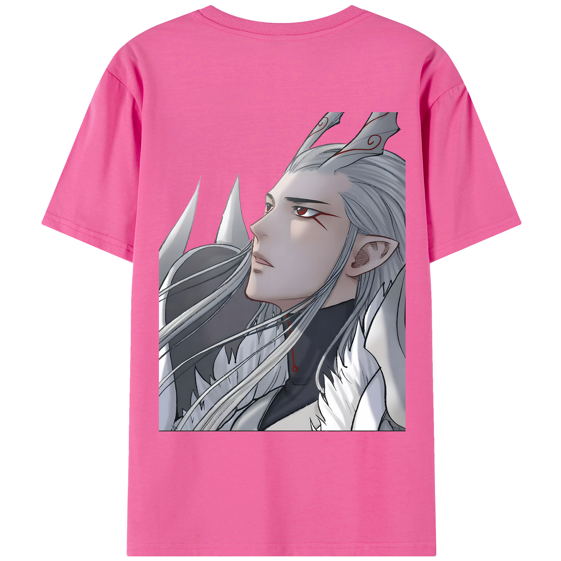 （画像用） Ne Zha 2 ナタ 魔童の大暴れ レディース半袖Tシャツ(バックプリント)